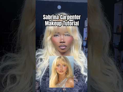 Learn how I turn myself into Sabrina Carpenter #makeuptutorial #makeup #sabrinacarpenter
