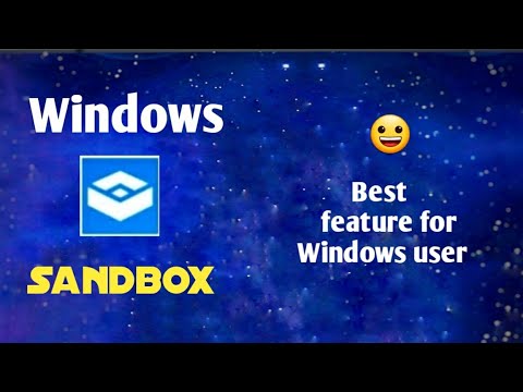 How to enable Windows sandbox. Best feature for Windows user.