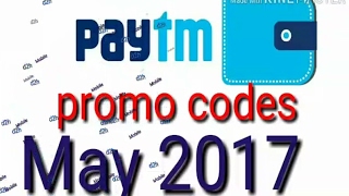 Paytm promo codes May 2017 New
