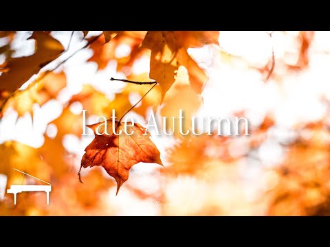 [Piano] Late Autumn, Healing Piano Music for Relaxation, Focus, and Comfort + Maple Forest Sound