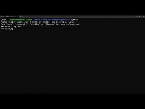 Tutorial 03 - Numbers and Strings (Text) in Python