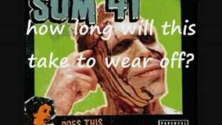 Sum 41 - Hyper-insomnia-para-condrioid w lyrics