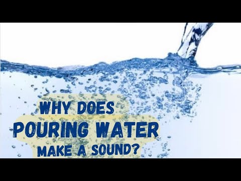 Why does pouring water make a sound?(with#Hindi#Gujarati subtitles) #science #technology
