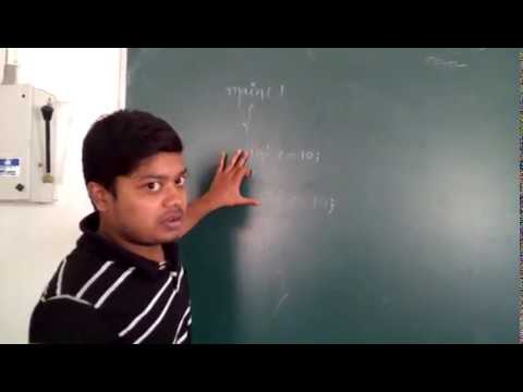 Scope And Life Of Variable C