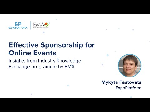 Generating Effective Sponsorship for Online Events | Event Marketing Association Conference