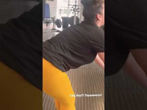 Leg day - Glutes & Hamstrings #myfitnessjourney #bodybuilding #weightlosstransformation