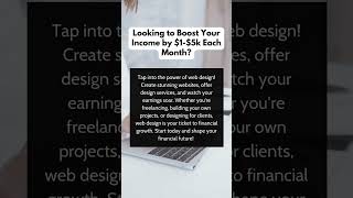 Increase Your Income by $1-$5k with Web Design!
