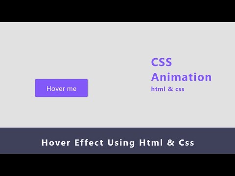 Button with awesome hover effects with only html and css | CandyCode