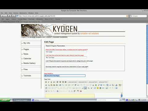 Create Web Pages
