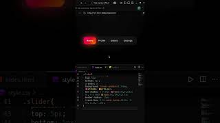✨ Sliding Tab Navbar 🔥 | Active Tab Animation | HTML & CSS | #htmlcss #cssanimation