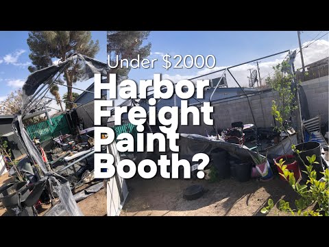 $2K HARBOR FREIGHT PAINT BOOTH, UPDATES, WHY I STARTED AUTO BODY?