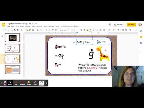 Sight Words and soft g