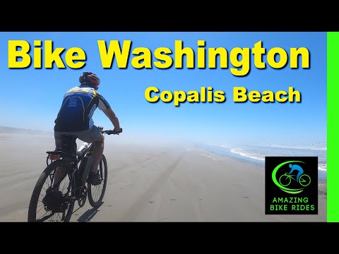 25 Minute Virtual Bike Ride | Copalis Beach | Washington | Cycling Workout | Travel Video