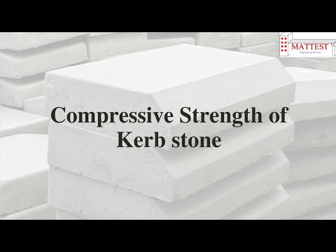 Compressive Strength of kerb stone As per IS 5758 :2020