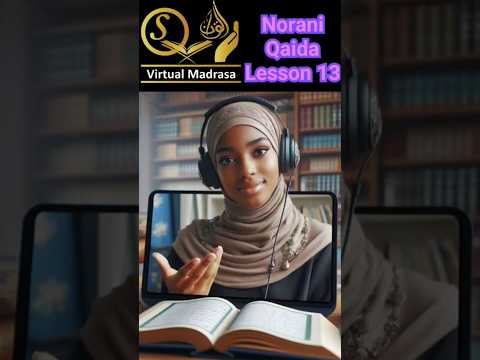 Mastering Arabic Alphabet:How to learn Arabic Alphabets_Learn Norani Qaida Lesson 13- #viral#shorts