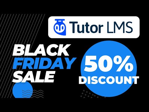 Tutor LMS Discount 🔥 Tutor LMS Black Friday Sale 2023 🎁