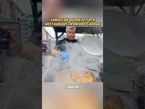 100 school kids a day eat for free! #london #jamaican #jerk