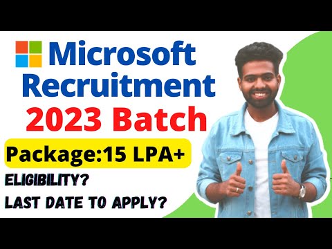 Microsoft Hiring 2023 Batch | Microsoft Off-Campus Hiring 2023 | Microsoft Recruitment Drive 2023