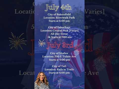 Things to do in Kern County ✨️ 4th of July #independenceday