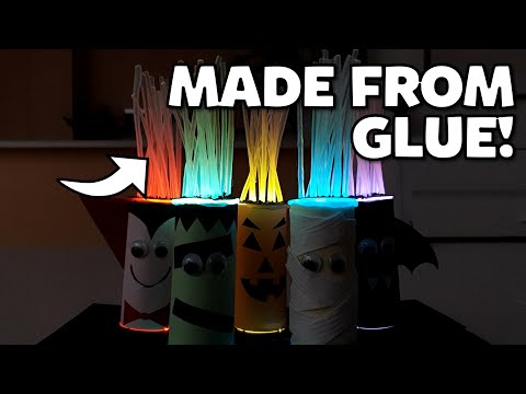 DIY Spooky Decorations - Toilet Roll Monsters!