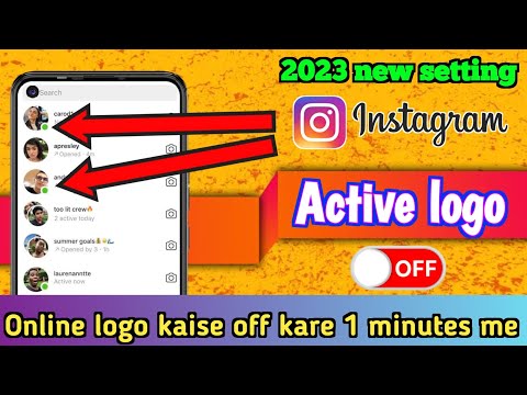 how to hide insta active logo || Instagram ka active logo kese off kare  crazy technical #instagram