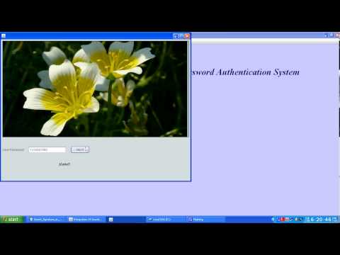 Sound Signature In graphical password Java project