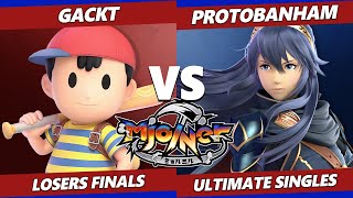 Mjolner 1 Losers Finals - Gackt (Ness) Vs. Protobanham (Lucina) SSBU Ultimate Tournament