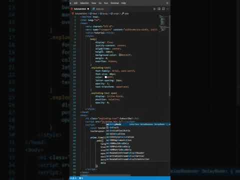 Exploding text effect #coding #webdevtutorial #programming #cssanimations #css #javascript #js #html
