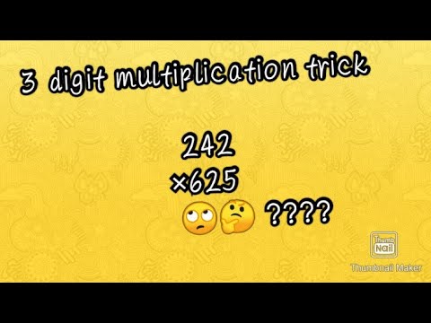 गुणा करने का आसान तरीका !! 3digit fast multiplication#shortmathtrick  #fastcalculationtrick