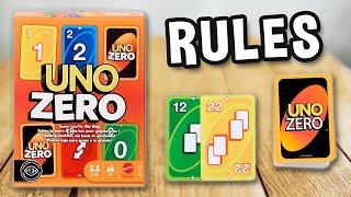 How to play UNO ZERO card game (official rules, gameplay and instructions) - Spielregeln TV x Mattel