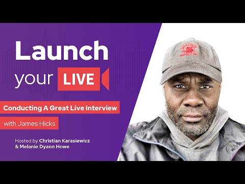 Live Stream Interviews, How to Tell A Good Story with James Hicks
