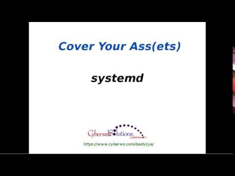 CYA - SystemD