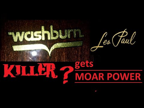 Claimed 'Les Paul Killer' , Washburn Hawk, gets some teeth