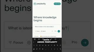 AI Chatbot with Google in its Brain #AI #PerplexityAI #AIEvolution #FutureofSearch #AIAssistant