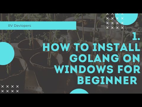 1. How to install golang on windows for beginner