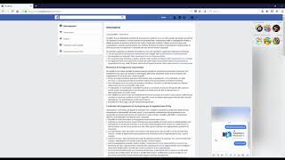 Facebook chat / dashboard content injection
