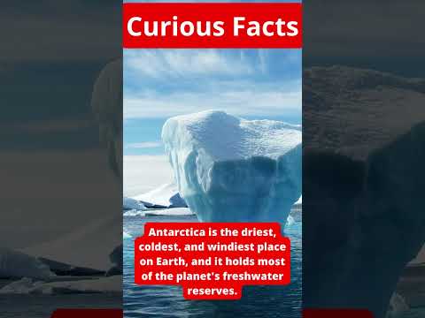 Antarctica is the driest, coldest, and windiest place on Earth...