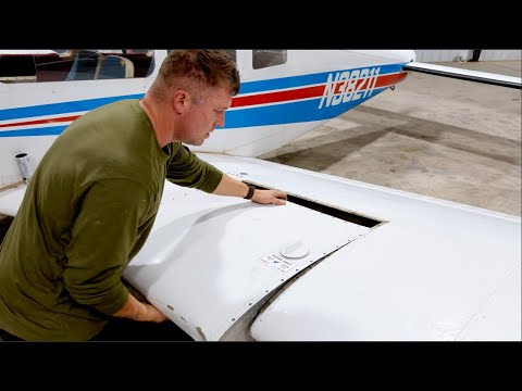 Piper Cherokee fuel tank removal (A Tug hit the Warrior)