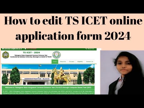 How to edit TS ICET application form 2024||change||correction TS ICET application form 2024||update