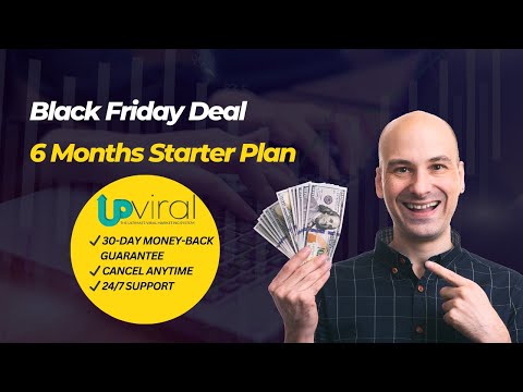 UpViral Black Friday Offer 6 Month Power Plan