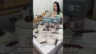 Jogo de Panelas Vanilla Ceramic Life Brinox 🍲✨#rotinadodia #comprinhas #shopee