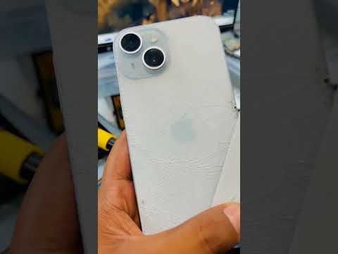 I phone 15  Back panel Change 💯% original// with waterproof// #motivation \\#smartphone\\repair
