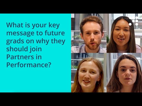 Why should future grads consider joining Partners in Performance?