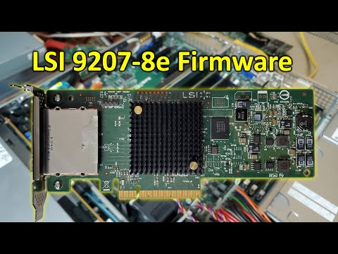 LSI 9207-8e SAS Controller Firmware Update Procedure, P20 IT Mode