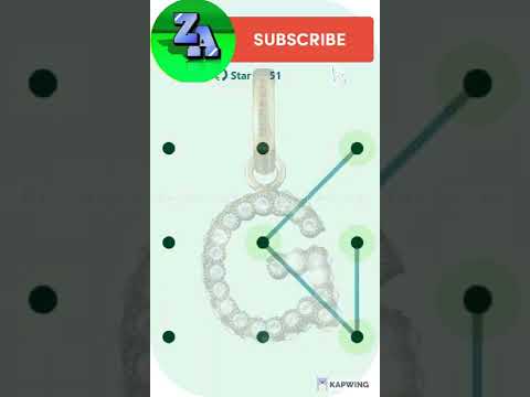 G Pattern lock  | Pattern lock design | Alphabet pattern lock | Pattern lock style 💘💘