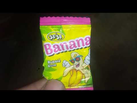 This is a banana bubble. It's so yummy