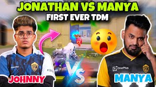 🤯 Jonathan vs Manya 1v1 TDM 🔥 First time ever - Ft. kronten & Zgod