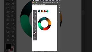 How To Create Gradient Logo  #adobeillustratortipsandtricks #howtocreatelogo #viralshorts
