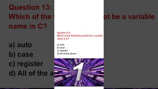 C Programming MCQ's PART-3 | C Programming Language #3  #sachinswami #coding #codingtechnique