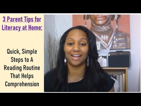 3 Parent Tips f/ Building Reading Comprehension at Home - Built-In Reading Routines